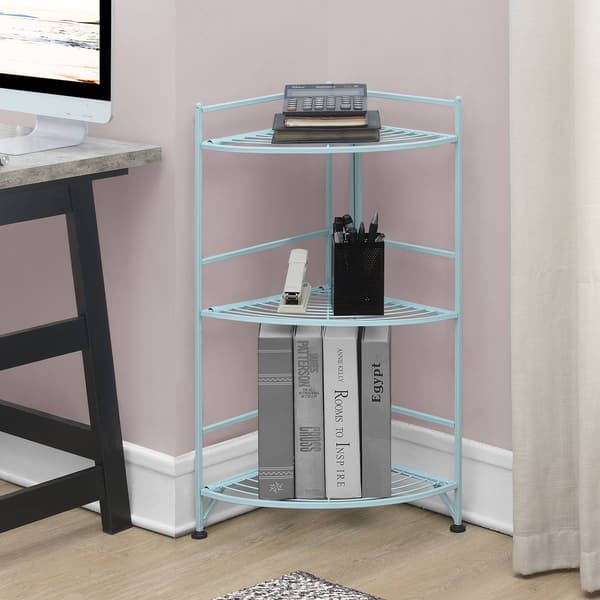 Convenience Concepts Xtra Storage 3-Tier Folding Corner Shelf