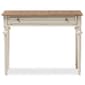 Baxton Studio Marquetterie Oak & Whitewash Writing Desk - image 7