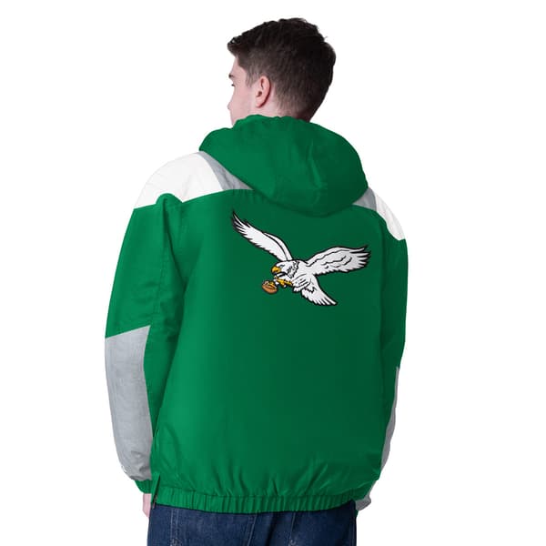 Mens G III Eagles Color Block Pullover Retro Jacket
