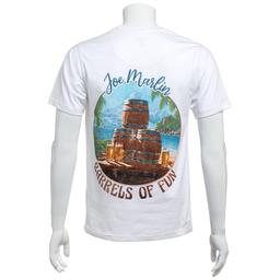 Mens Joe Marlin Barrels of Fun Short Sleeve Tee