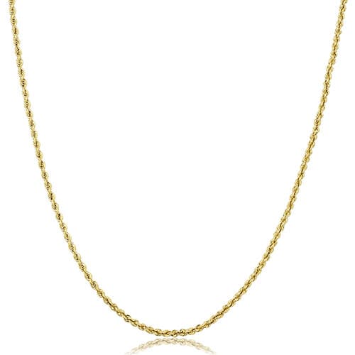 Gold Classics(tm) Gold 10kt. 18in. Rope Chain Necklace - image 