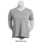 Womens Hasting & Smith Short Sleeve Solid V-Neck Tee - image 8