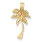 Unisex Gold Classics&#40;tm&#41; 14k. Mini Palm Tree Pendant - image 1