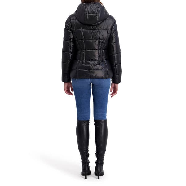 Womens Kensie Puffer Coat with Hood
