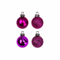 Northlight 18ct. Magenta Pink 4-Finish Christmas Ball Ornaments - image 4