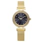 Womens Ellen Tracy Gold-Tone Crystal Bezel Mesh Watch - ET5460GD - image 1