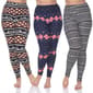 Plus Size White Mark Pack Of 3 Heart And Diamonds Leggings - image 1