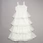 Girls (7-16) Rare Editions Chiffon Clip Dot Maxi Dress - image 1