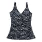 Womens Dolfin® Aquashape Botanical Wrap Tankini Swim Top - image 7