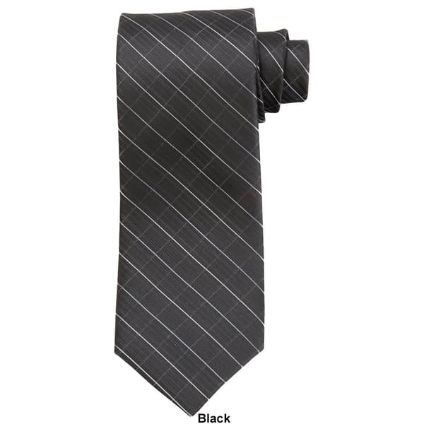 Mens Calvin Klein Etched Windowpane XL Tie