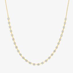 Nova Star(R) Gold Lab Grown Diamond Tennis Necklace