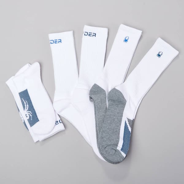 Mens Spyder 5pk. Crew Socks - image 