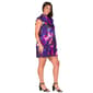 Womens 24/7 Comfort Apparel Multicolor Tiered Mini Dress - image 3