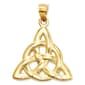 Unisex Gold Classics(tm) 14kt. Yellow Gold Trinity Pendant - image 1