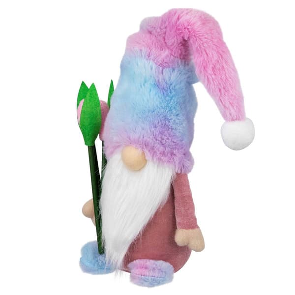 Northlight Seasonal Gnome Boy with Tulips Spring Figurine