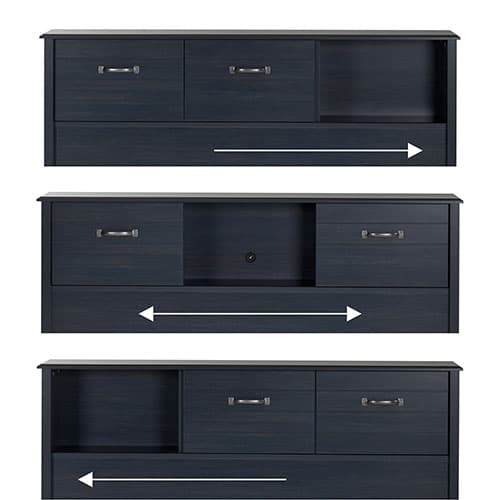 South Shore Ulysses Full Bookcase Headboard