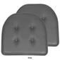 Sweet Home Collection Memory Foam Faux Leather Chair Pad - image 10
