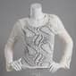Juniors Almost Famous&#8482; Trinity Hollow Out Sweater - image 3
