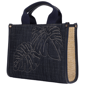 Tommy Bahama Dorothy Embroidered Leaf Medium Denim Tote - image 3
