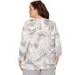 Plus Size Alfred Dunner Comfort & Joy Leaf V Neck Blouse - image 2