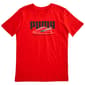 Boys (8-20) Puma(R) House of Graphics Short Sleeve Tee - Red - image 1