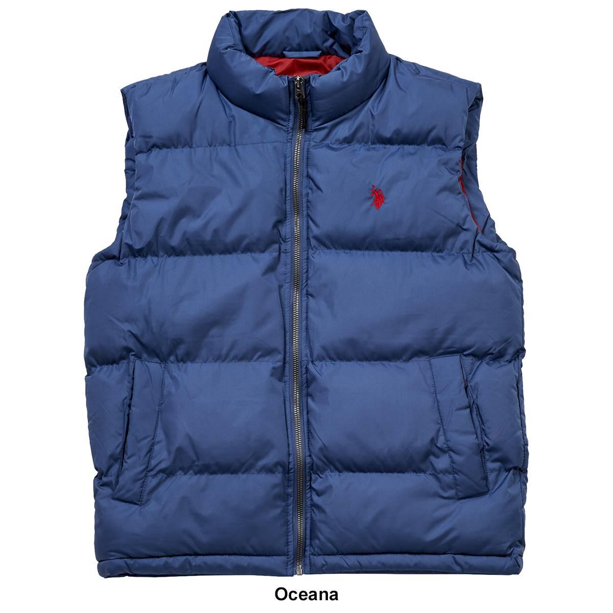 Mens U.S. Polo Assn.® Solid Signature Puffer Vest