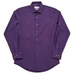 Mens Christian Aujard Fitted Dress Shirt - Purple