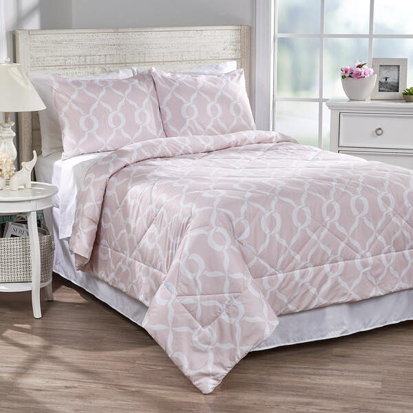 Kathy Ireland Home 3pc. Quatrafoil Reversible Comforter Set - image 