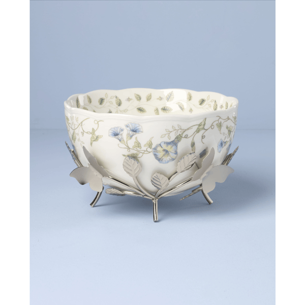 Lenox® Butterfly Meadow® 25th Anniversary Bowl with Stand