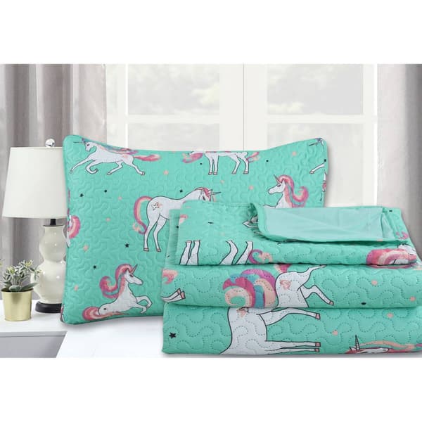 Harper Lane Unicorn Magic Reversible Quilt Set