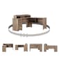 South Shore Versa L-Shaped Weathered Oak Desk - image 10