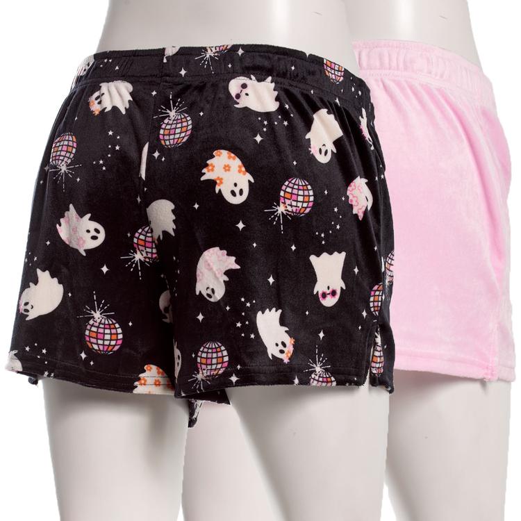 Womens Trick or Treat Sleep Rhinestone Ghost Pajama Bottoms