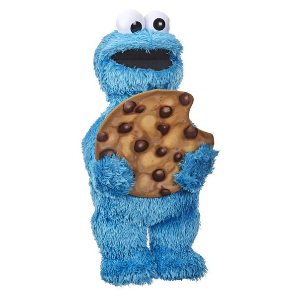 Playskool Sesame Street Peekaboo Cookie Monster Plush Toy - image 