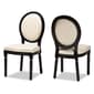 Baxton Studio Louis French Inspired Beige 2pc. Dining Chair Set - image 1