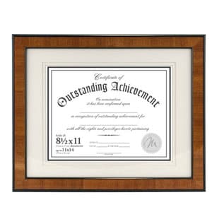 Malden Certificate Wood Frame - image 