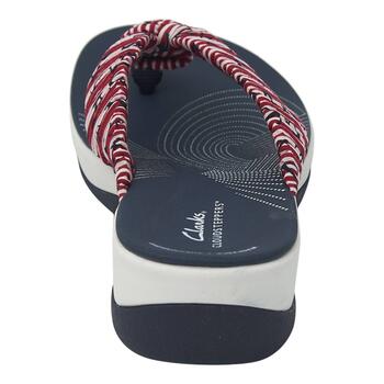 Womens Clarks® Arla Glison Flip Flop Sandals - Anchors - Boscov's