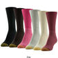 Womens Gold Toe 6pk. Turn Cuff Midi Crew Socks - image 2