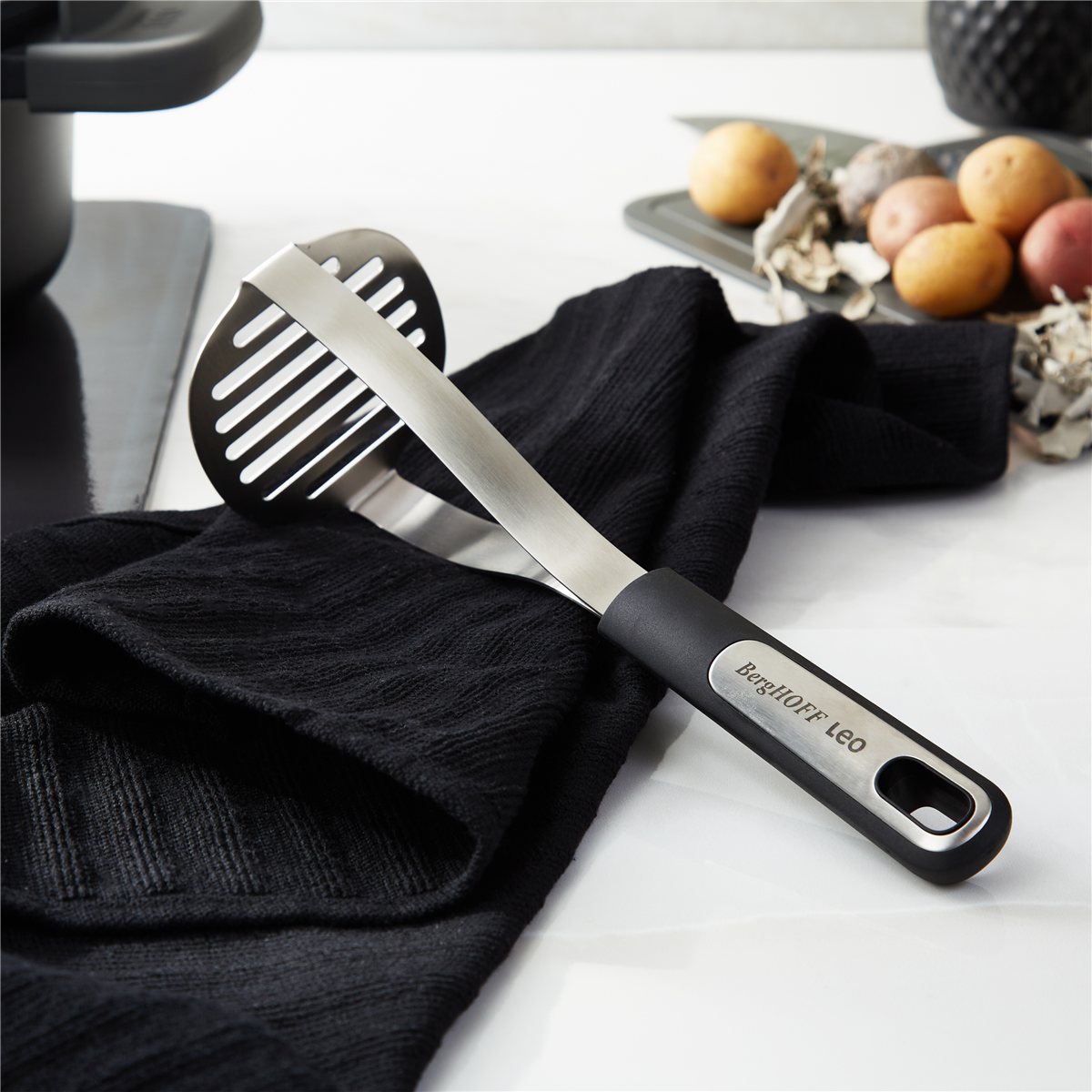 BergHOFF Leo Graphite Stainless Steel Potato Masher