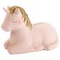 Girls Lila & Jack Ceramic Glitter Unicorn Coin Bank - image 1