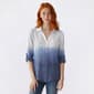 Juniors A. Byer Dip Dye Gauze Blouse - image 1
