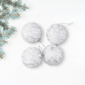 Northlight 4ct. Diamond Christmas Glass Ball Ornaments - image 3