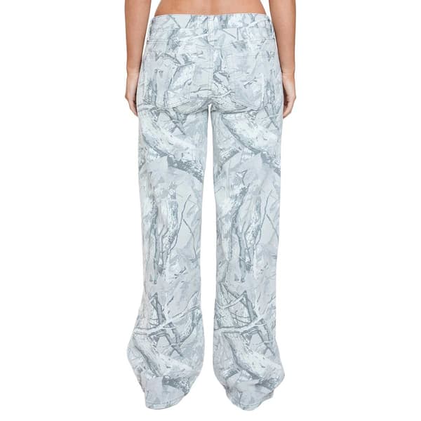 Juniors YMI® Low Rise Wide Leg Camo Print Jeans - Camo
