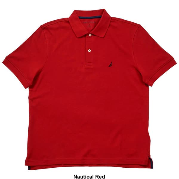 Mens Nautica Short Sleeve Interlock Polo