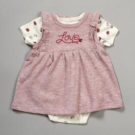 Baby Girl &#40;NB-9M&#41; Rene Rofe&#40;R&#41; Love Bug Bodysuit Dress Set