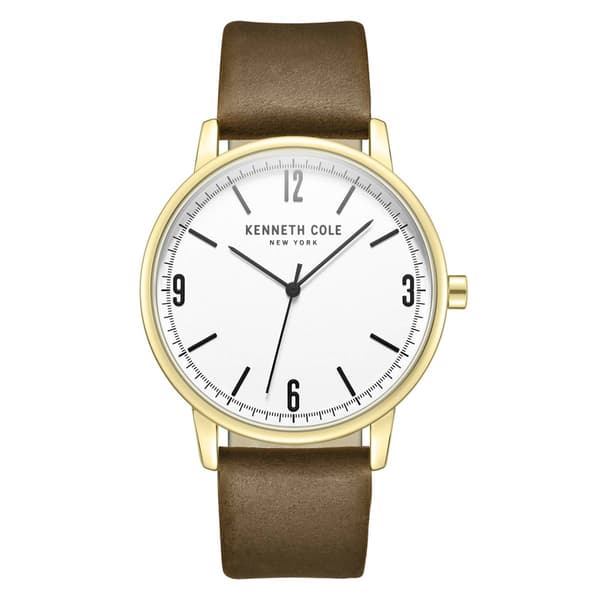 Mens Kenneth Cole&#40;R&#41; New York Gold Tone Classic Watch-KCWGA7006602 - image 