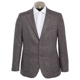 Mens Nautica Textured Weave Sport Coat - Grey