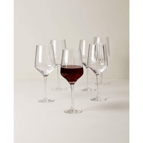 Lenox® Tuscany Classics Angled Optic Wine Glasses - Set of 6