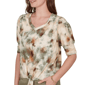 Womens Skye’s the Limit Key Items Elbow Sleeve Tie Dye Blouse - image 5