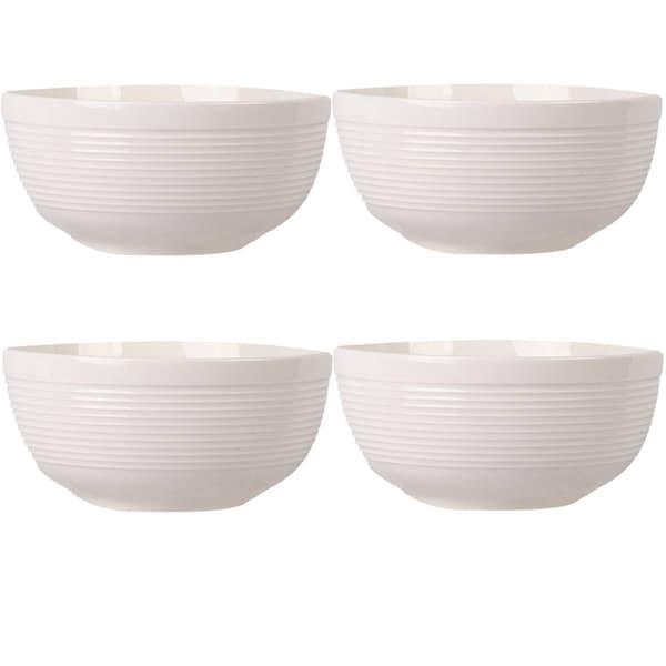 Home Essentials 6in. Lines All Purpose Bowls - Set of 4 - image 