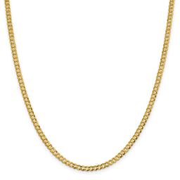 Gold Classics™ 3.7mm. Solid Polished Light Cuban Bracelet